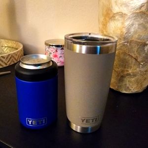 Yeti Tumbler and Yeti Can Holder